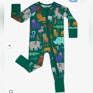 Little Sleepies Wild Zoo Zippy Pajamas 2T